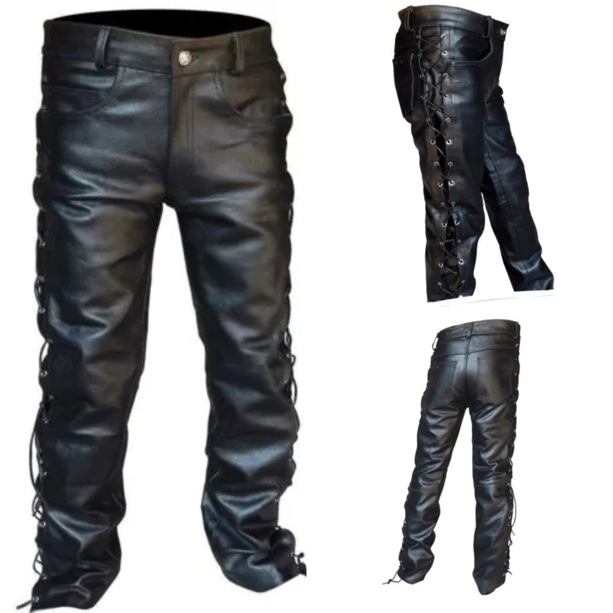 Retro Gaming Us - Pantalon Médiéval Homme Gothique Long Grande