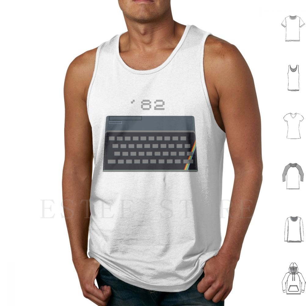Retro Gaming Zx Spectrum - Spectrum-Now In (Clashing) Débardeurs colorés en