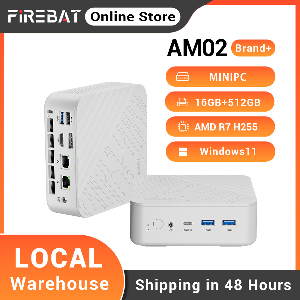 Retro Gaming Mini Pc - Mini PC FIREBAT AM02 AMD Ryzen