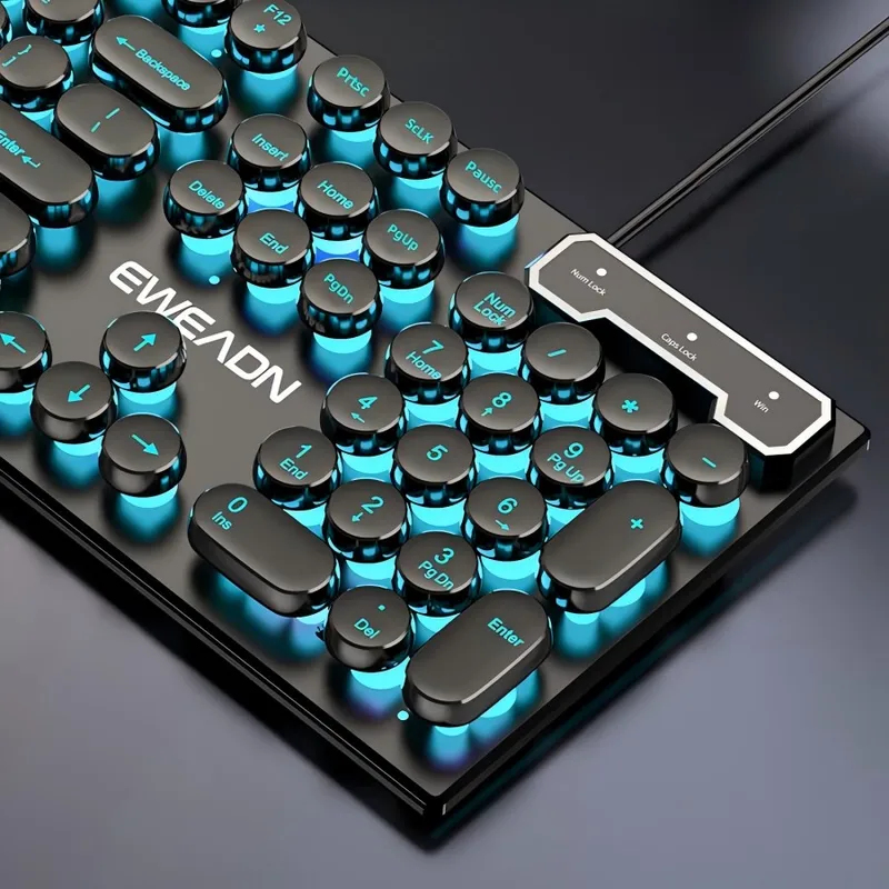 Retro Gaming Us - Ensemble clavier et souris rétro-punk à