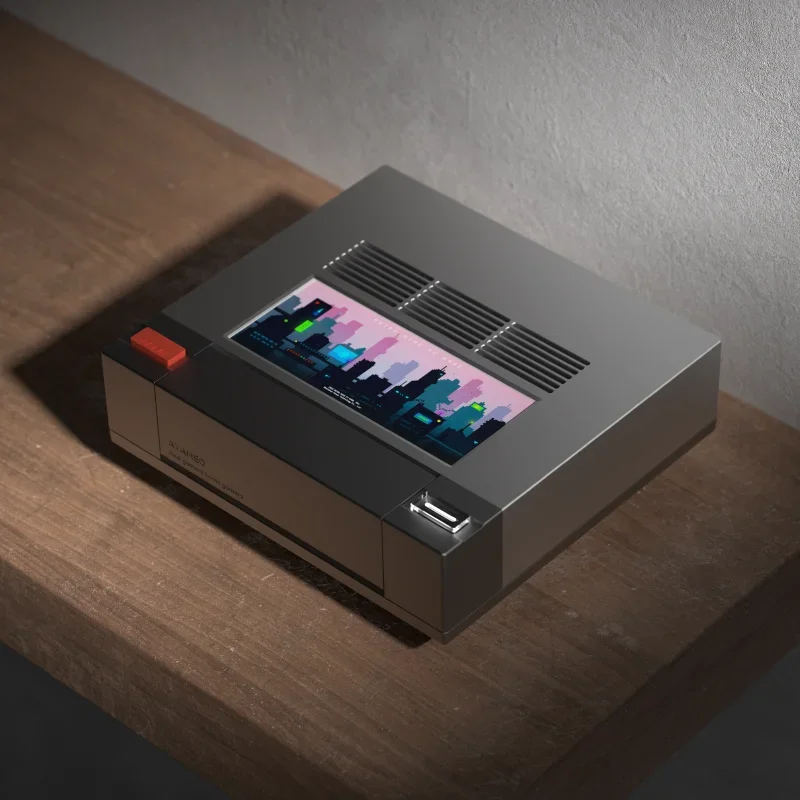 Retro Gaming Mini Pc - Mini-ordinateur hôte, écran tactile secondaire à