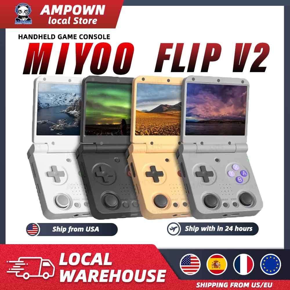 Retro Gaming Os Linux - Console de jeu portable MIYOO Flip