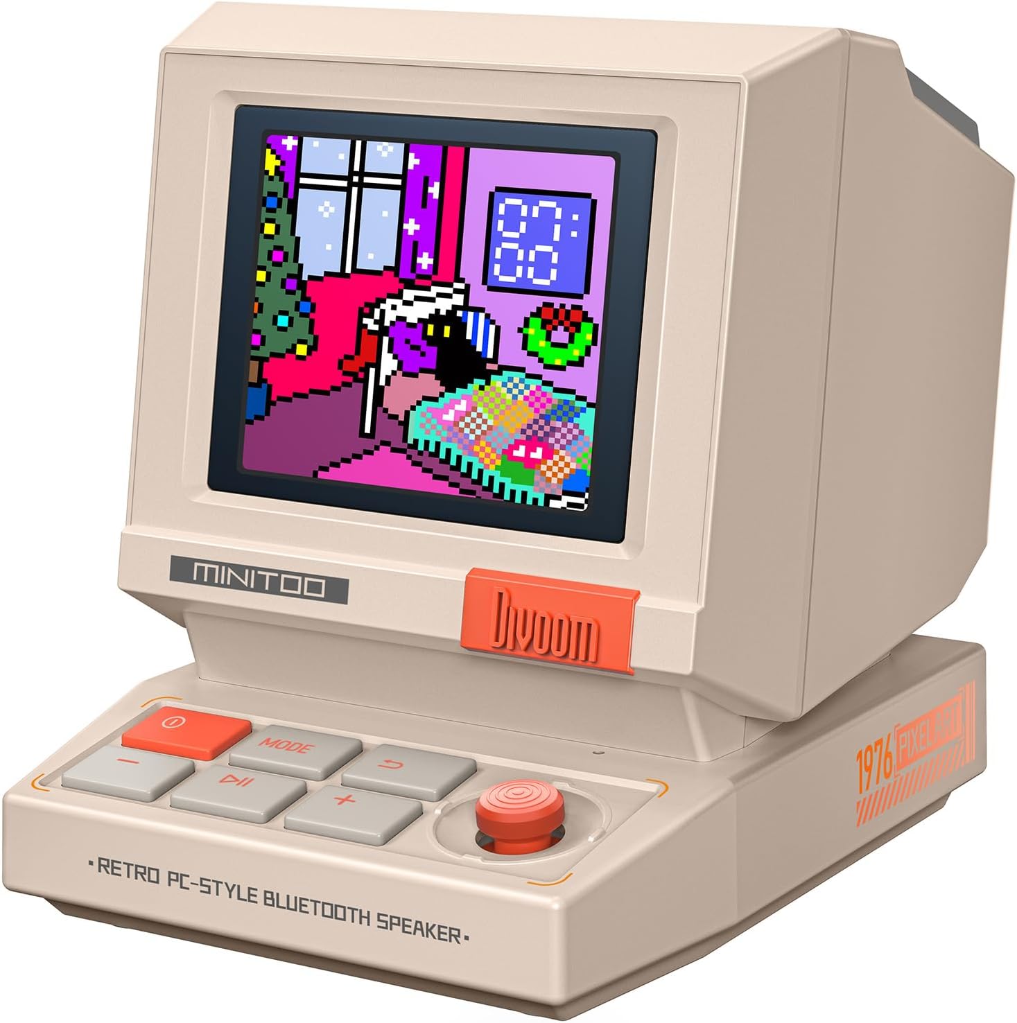 Retro Gaming Mini Pc - Mini-enceinte rétro style PC avec écran