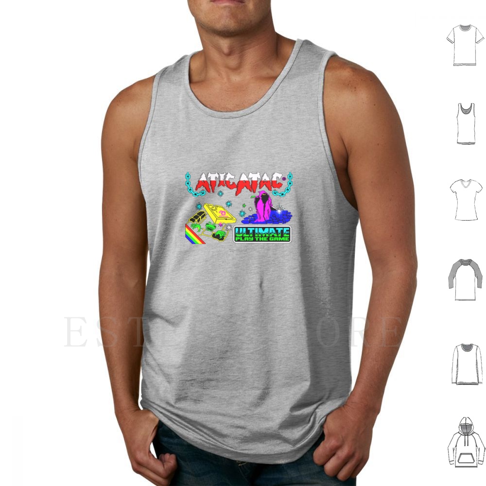Retro Gaming Zx Spectrum - Atic Atac Retro Game Design Tank