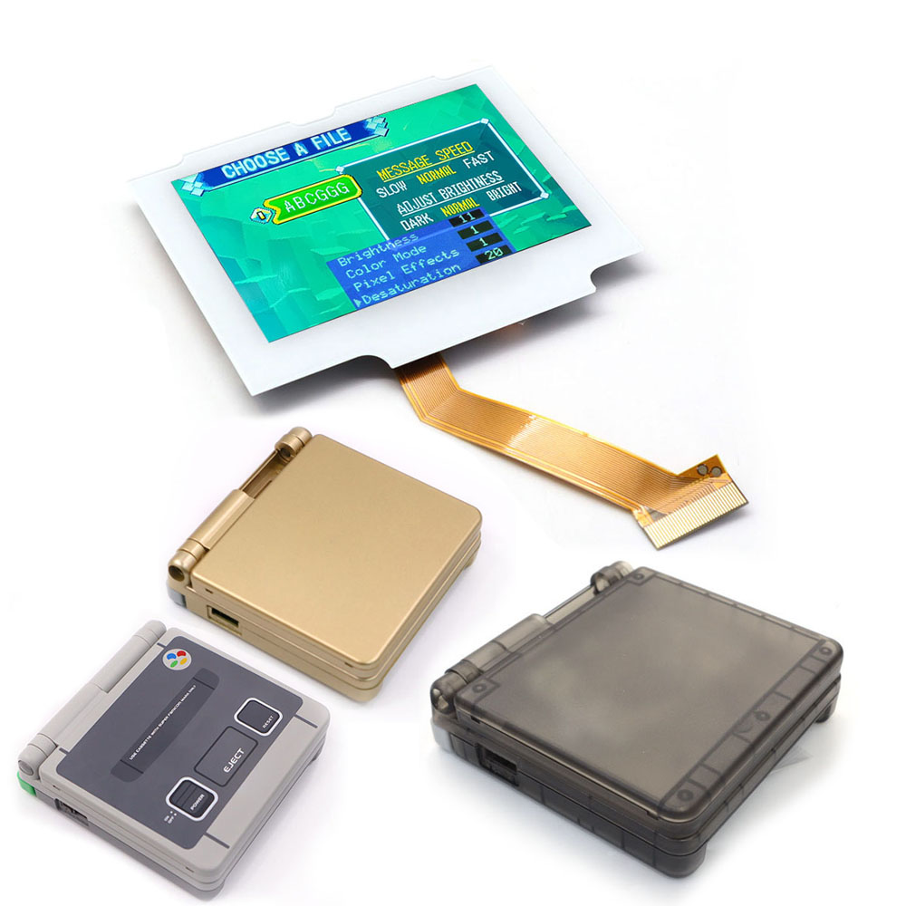 Retro Gaming Gameboy - Kit d'écran IPS V5 pré-laminé HISPEEDIDO