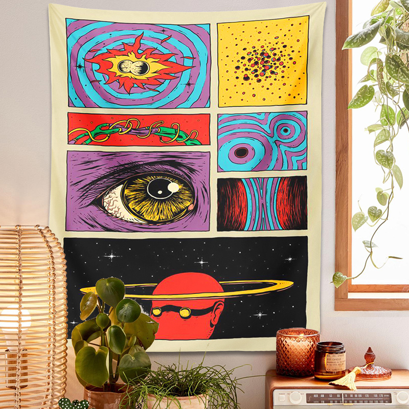 VIKAMA Tapisserie murale d'art - Retro Gaming Universe avis et prix