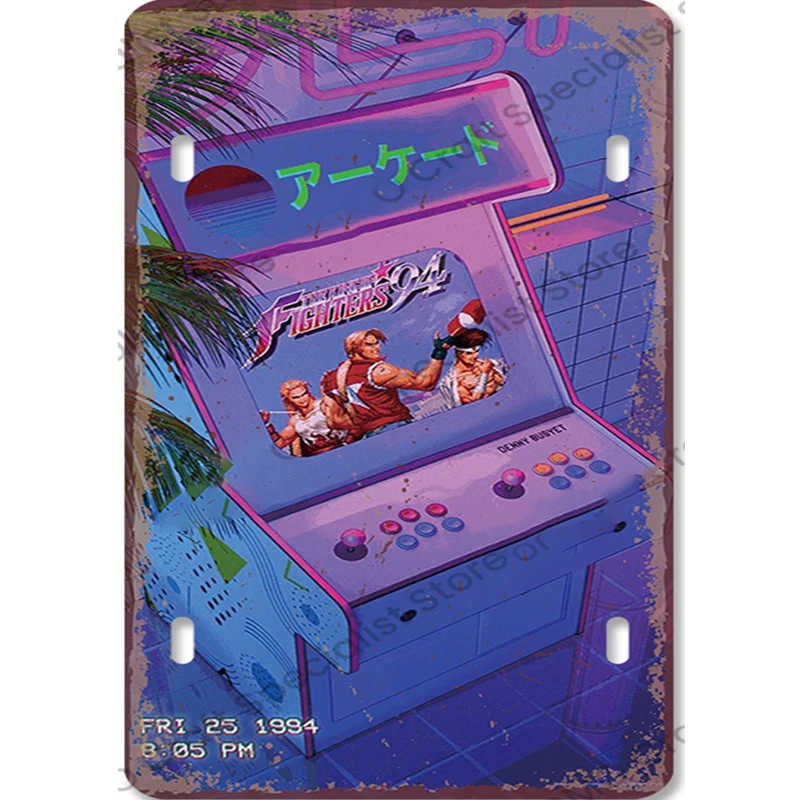 Plaque Métallique Vintage Gami - Retro Gaming Gameboy avis et prix
