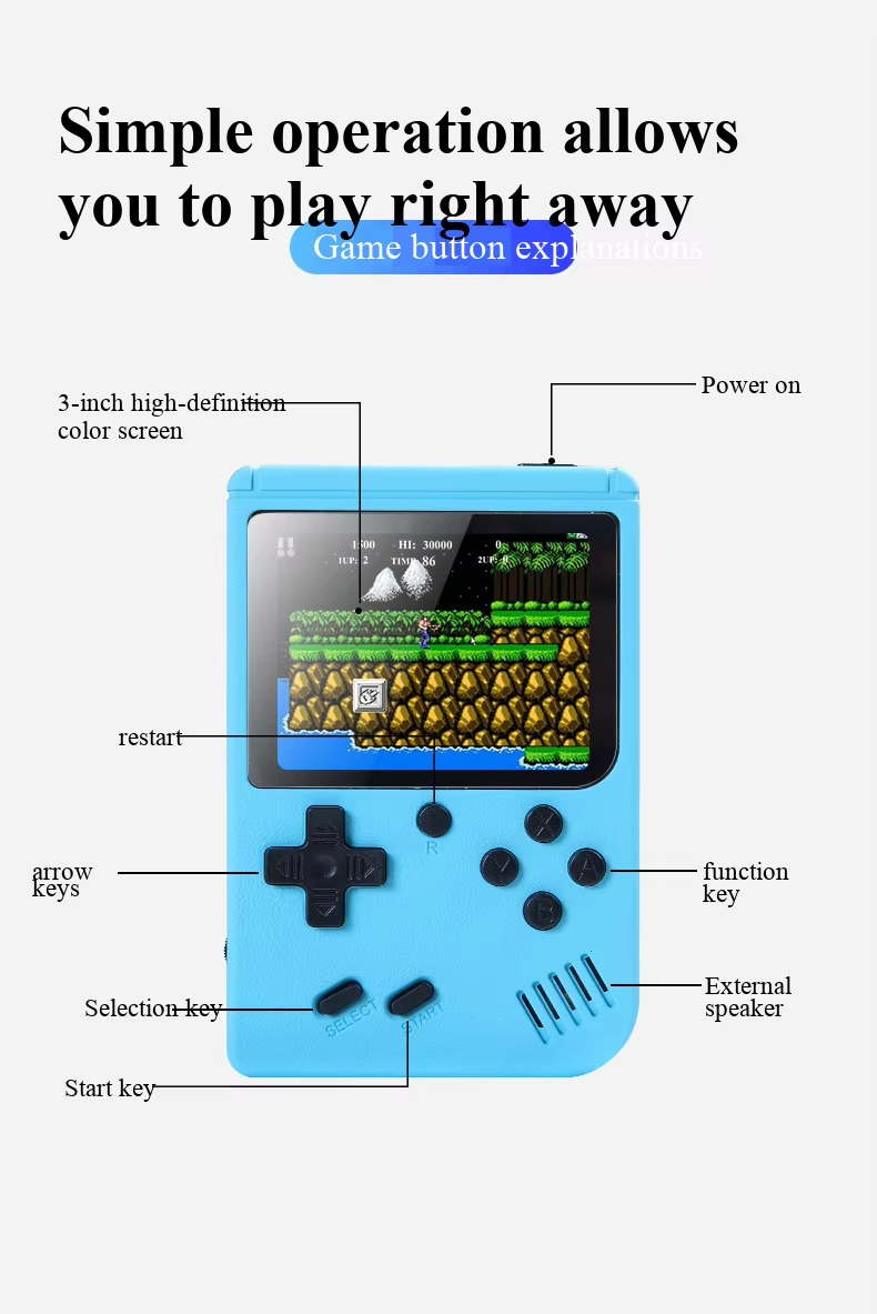 Console de jeux portable rétro - Retro Gaming Gameboy avis et prix