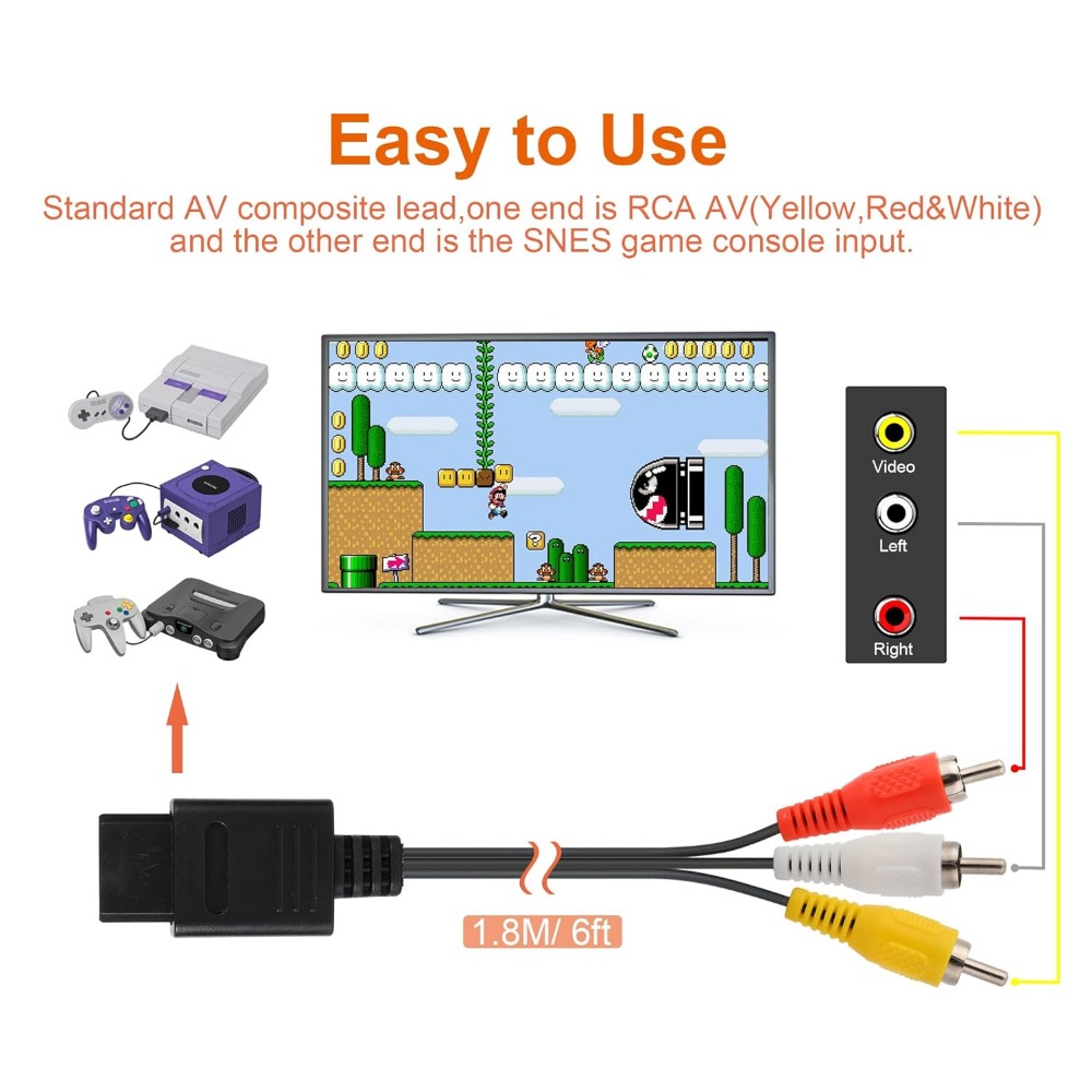 Câble AV de haute qualité pour - Retro Gaming Cables avis et prix
