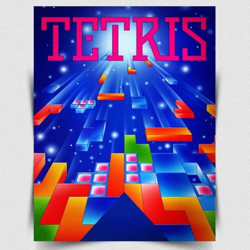TETRIS METAL SIGN PLAQUE - Aff - Retro Gaming Us avis et prix