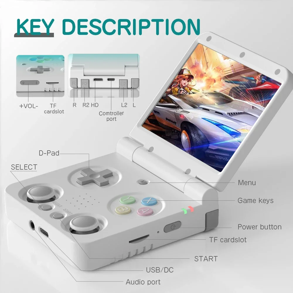 MIYOO FLIP V2 joueurs de jeu p - Retro Gaming Os Linux avis et prix