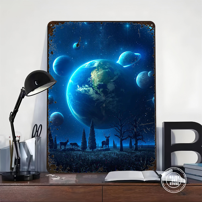 Plaque murale en métal vintage - Retro Gaming Universe avis et prix