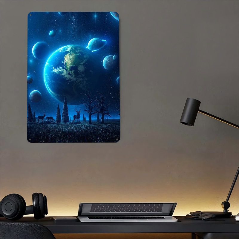 Plaque murale en métal vintage - Retro Gaming Universe avis et prix